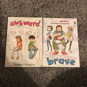 Graphic Novels | Lot of 2 | Awkward and Brave